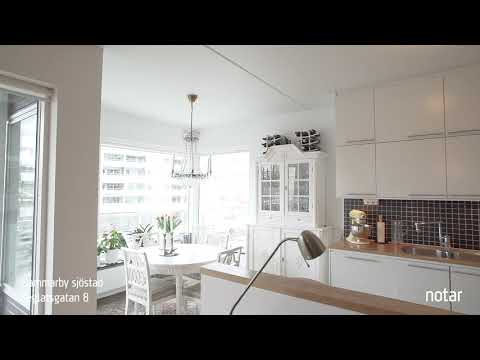 Seglatsgatan 8 - 3rok - 82 kvm - Utsikt mot Hammarby kanalen i Hammarby Sjöstad i Stockholm