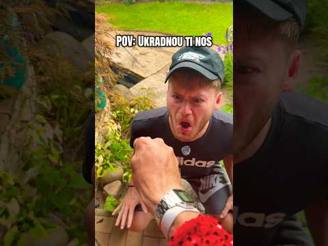 VZALA MU NOS😂 #funny #shorts #relatable #comedy #grandma