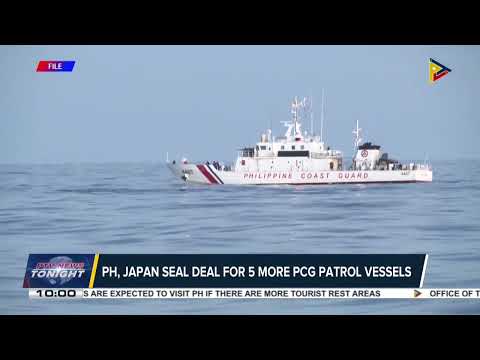 PH, Japan seal deal for 5 more PCG patrol vessels