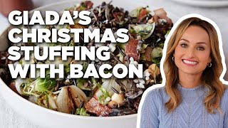 How to Make Giada&#39;s Christmas Stuffing with Bacon | Food Network