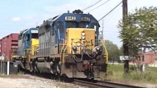preview picture of video 'CSX at Troy, Ohio'