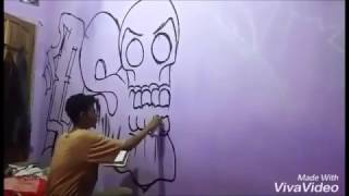 Download Video Grafiti Anti Narkoba Terpanjang Indonesia Smpn 3 Wall