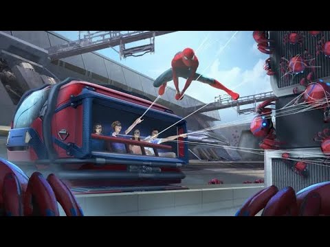 WEB SLINGERS: A Spider-Man Adventure - FULL RIDE POV - 4K - Disney California