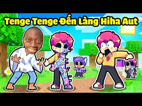 HIHA Gets a Surprise Visit from TENGE TENGE in Minecraft! 😱
