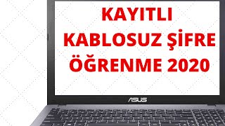 PC De Kayıtlı Kablosuz Şifre Öğrenme & Wifi Şifresini Bulma