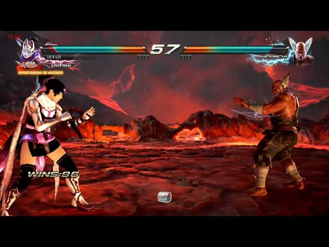 80_3 Kunimitsu vs Heihachi - Tekken 7 ( Uchiha x24 )  sin Grafica