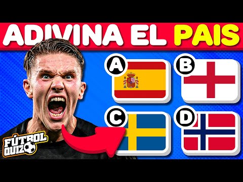 Adivina la NACIONALIDAD de los jugadores | Fútbol Quiz 2025