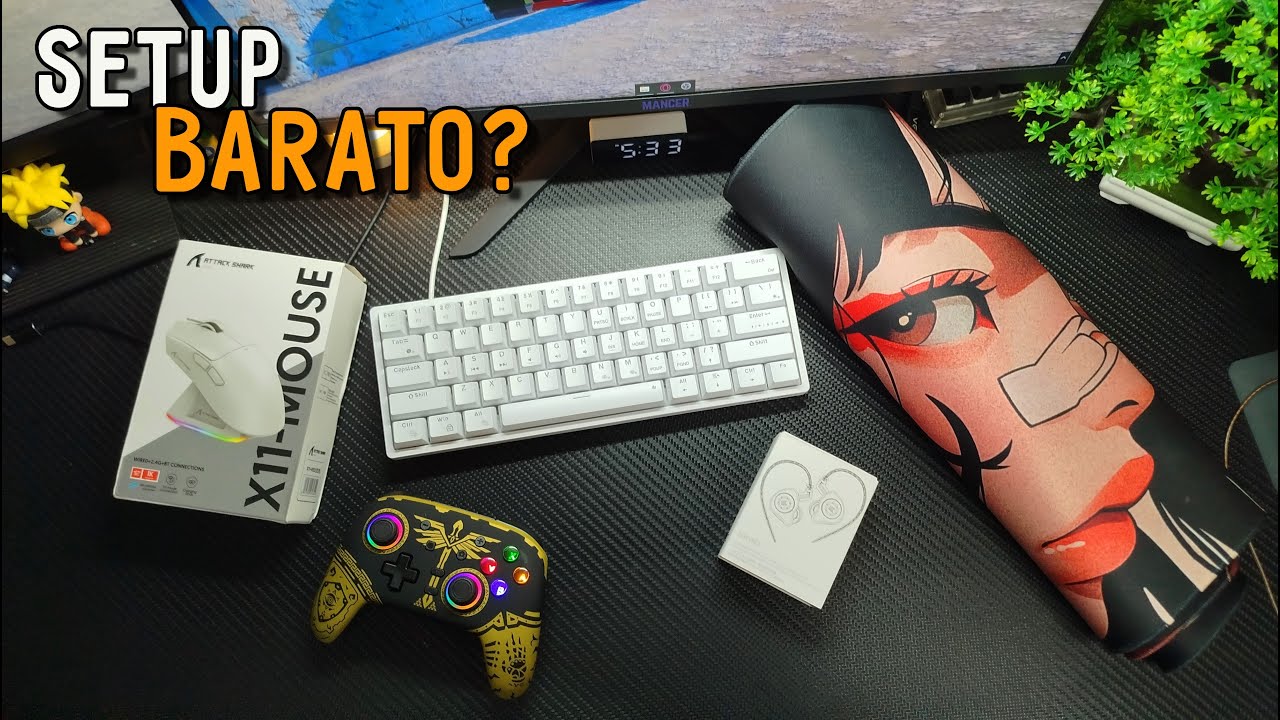 Montei o Setup Gamer mais BARATO de todos l Combo de Perifericos do Aliexpress