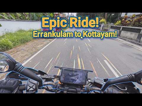 EKM to South Kerala | MC road & Raw Throttle Therapy | DJI Action 5