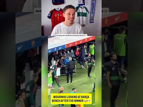 MOURINHO DESAFÍA al banquillo del BARÇA 😳 #Futbol #mourinho #FCBarcelona #realmadrid