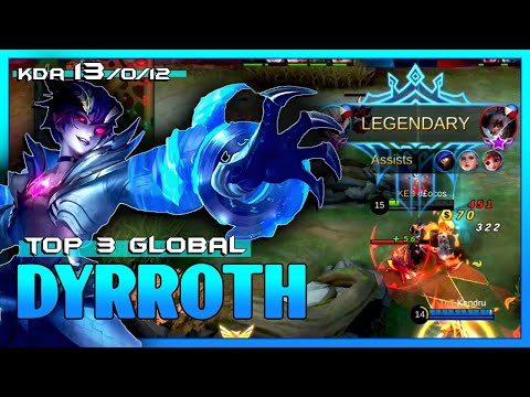Can DYROTH uses HYPER CARRY Strategy?? || Top GLOBAL Dyroth Gameplay || MLBB