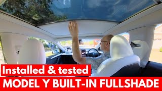 Do you a need sun shade in a Tesla Model Y? Otrifowd Fullshade install and Review