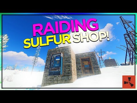 RAIDING a SOLD OUT Sulfur SHOP! (SOLO VANILLA RUST #5 S37)