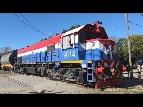 [4K] Tren de tolvas graneras de NCA con destino a Bell Ville pasando por Marcos Juárez!!!!!!