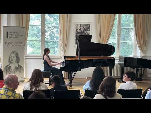 🥈 2nd Prize Sophia Jana Edwards International Anton Rubinstein Competition – PIANO JUNIOR 2025