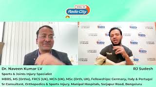 What is Sports Orthopedics? - RadioCity Talk! | Dr. Naveen Kumar LV | Sports Orthopedics Institute
