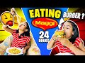 I only ate MAGGI for 24 hours Food Challenge| Maggi Recipe | 2 minute Maggie | #LearnWithPari