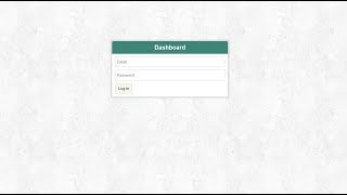 Google Analytics API #1 Login Form