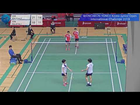 WD U17 Final #63| (KOR) Kim.Y/Lee.H vs (KOR) Kim.A/Tak.J[WONCHEON YONEX Korea Junior Open Internati
