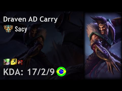 Draven AD Carry vs Lucian - Sacy - BR Challenger Patch 7.9