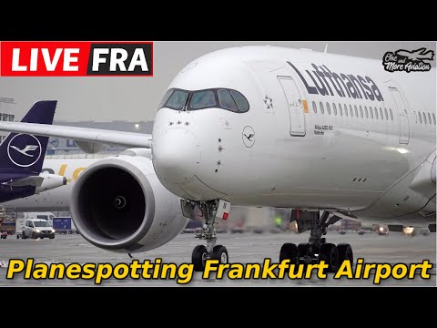 🔴Live Cold Sunday Planespotting Frankfurt Airport 07 Betrieb ☀️