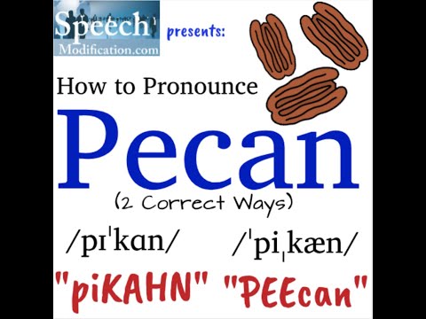 How to Pronounce Pecan (2 Correct Ways)