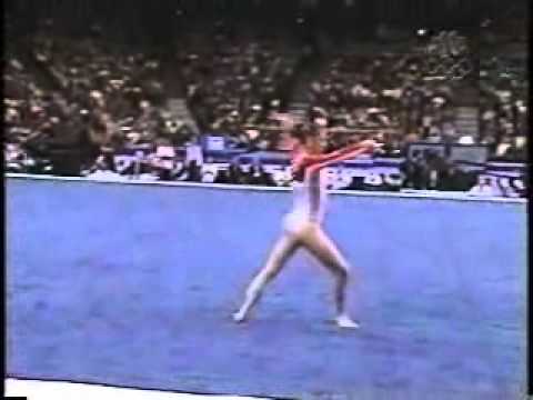 carly janiga 2004 us olympic trials day 2 floor exercise