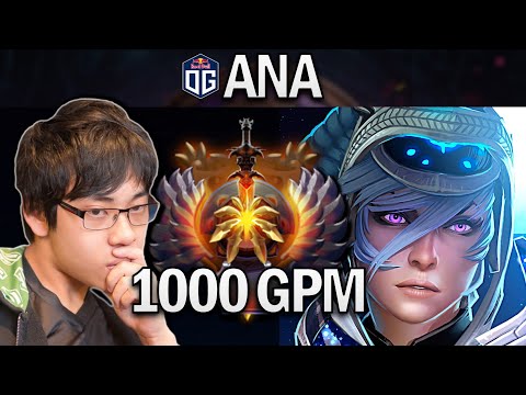 OG.ANA LUNA WITH 1000 GPM & XPM - DOTA 2 7.27 GAMEPLAY