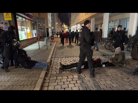 Nürnberg Montagsprotest & Antifa "Alerta Parade" Gegendemo 5.1.26