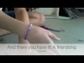 How to make a friendship bracelet ( Really easy ...