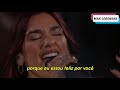 Dua Lipa Happy For You Tradução Legendado Ao Vivo