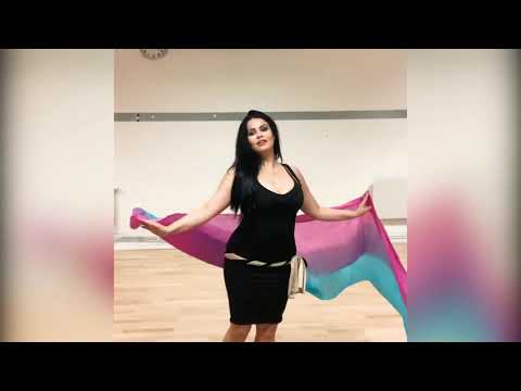 Daret Al Ayam - Magdans med slöja - Belly dance with veil - Magdansös Selina Sevil