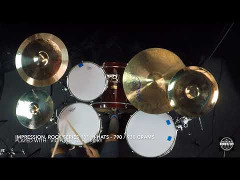 Impression Cymbals Rock Series 13" Hi Hats - ARIZONA DRUM SHOP