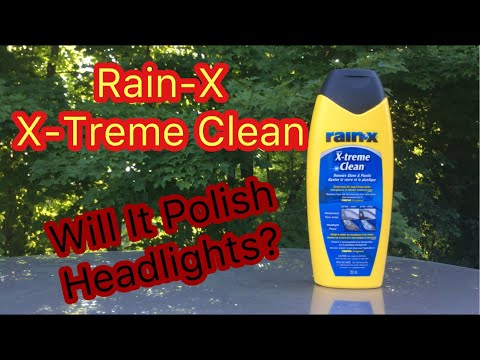 Polishing Headlights With Rain-X’s X-Treme Clean. Did It work?