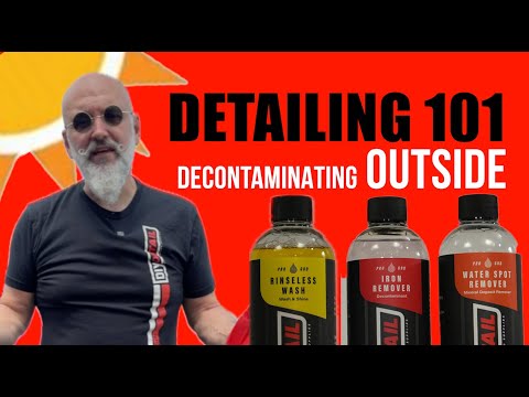 Detaling 101: Decontaminating outside! How to wash and decon the paint of my car OUTSIDE?