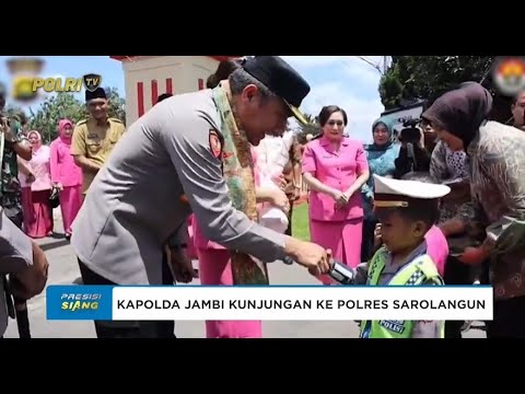 KAPOLDA JAMBI LAKUKAN KUNJUNGAN PERDANA KE POLRES SAROLANGUN