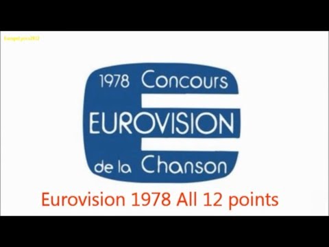 Eurovision 1978 All 12 Points