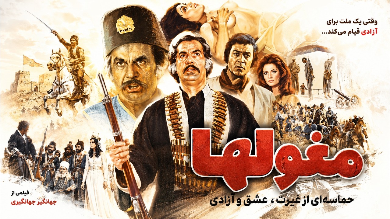 فیلم جنگی مغولها   به کارگردانی پرویز کیمیایی   رنگی شده و کامل