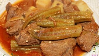 Haitian Beef And Okra Stew  | Okra Recipe | Episode 33