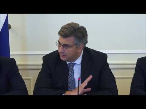 Konferencija za medije predsjednika Vlade Plenkovića i ministra Z. Marića (2.8.2018.)