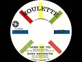 1962 HITS ARCHIVE: Where Are You? - Dinah Washington