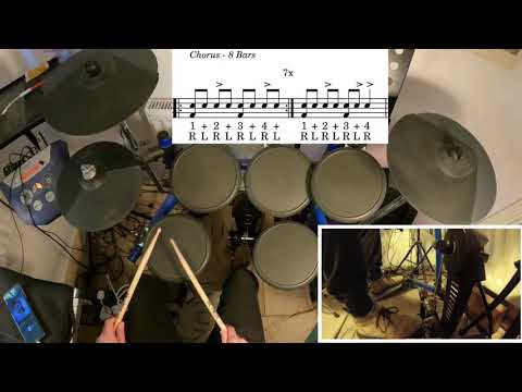 Long Tall Sally - Little Richard - Simplified Drum Playthrough and Notation