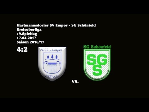 !!!!  19.Spieltag /Kreisoberliga - (2016/17)/Hartmannsdorfer SV E. - SG Schönfeld 4:2