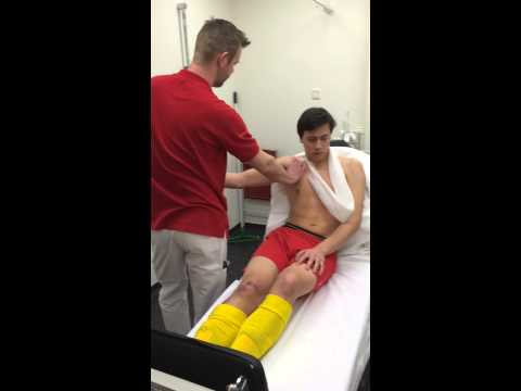 Anterior shoulder dislocation: Modified Milch