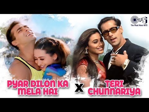 Pyar Dilon Ka Mela Hai X Teri Chunnariya | 90s Hits Hindi Songs | Love Songs | Sadabahar Hindi Gane