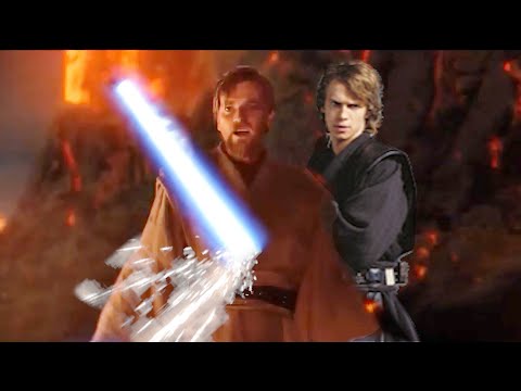 Anakin Kills Kenobi on Mustafar