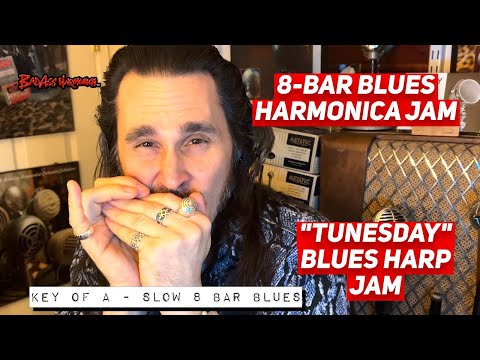 How To Not Suck with an 8-bar Blues - Blues Harmonica Jam  -  Chicago Blues Hohner Harp -Tunesday 79