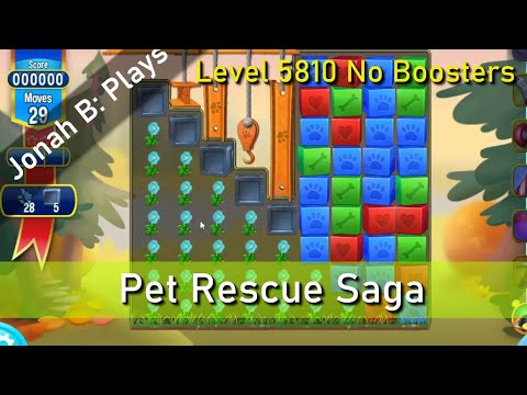 Pet Rescue Saga Level 5810 No Boosters