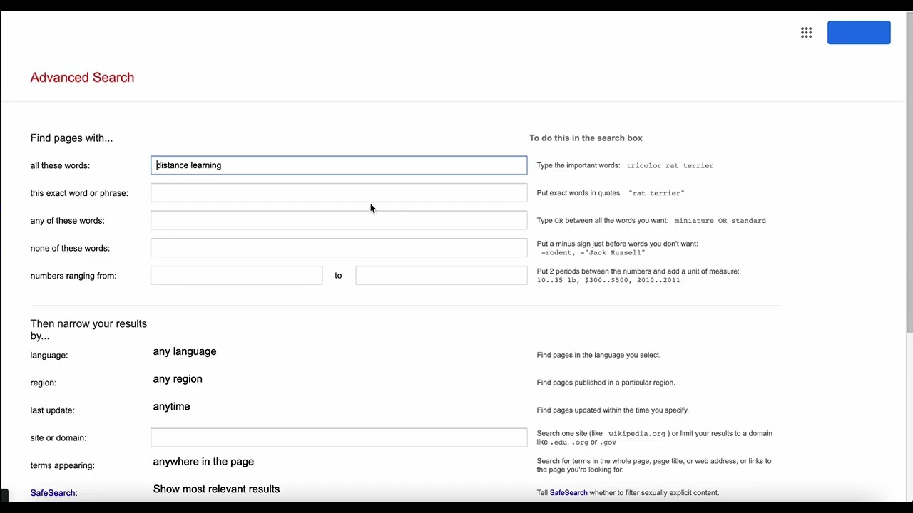 Search Google for PPT Presentation