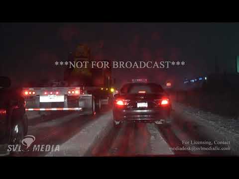 Maple Grove, MN - Winter Storm, Semi Accident on I-94 - November 10, 2020
